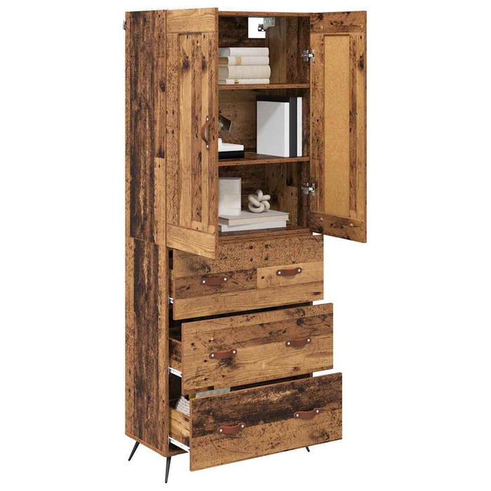 Bufet cu sertar Lemn Vechi 69,5 x 34 x 180 cm Lemn compozit - WALTI WALTI