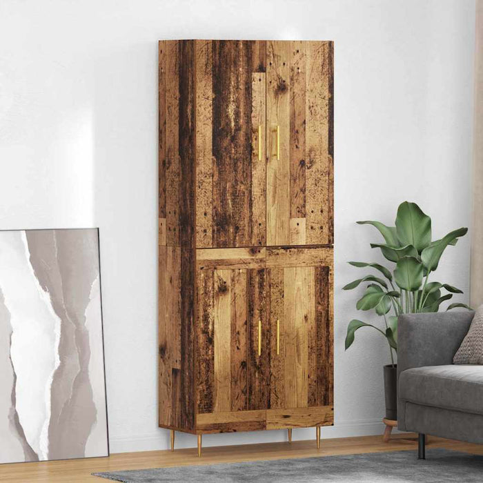 Bufet Pe perete Lemn Vechi 69,5 x 34 x 180 cm Lemn compozit - WALTI WALTI