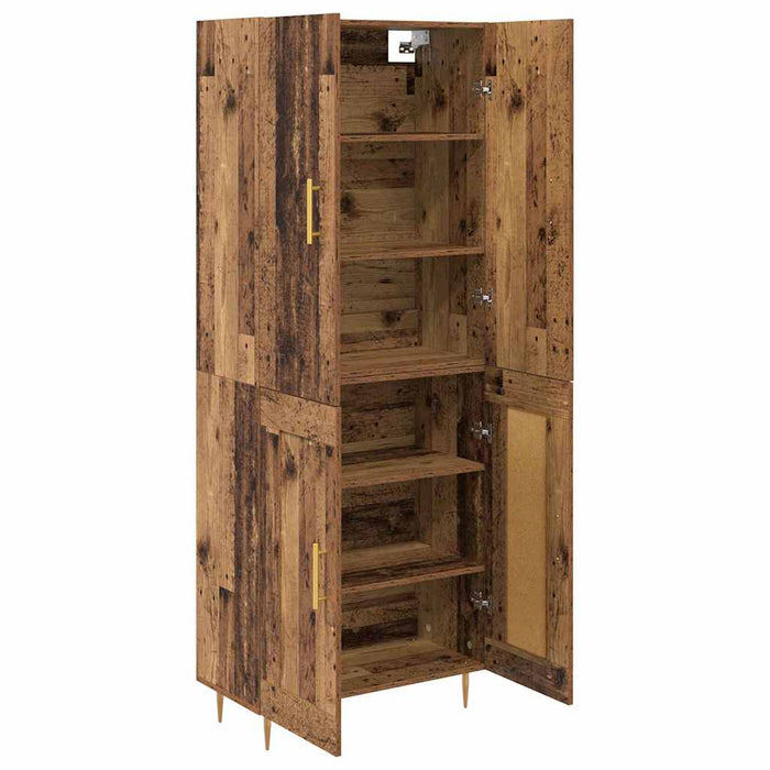 Bufet Pe perete Lemn Vechi 69,5 x 34 x 180 cm Lemn compozit - WALTI WALTI