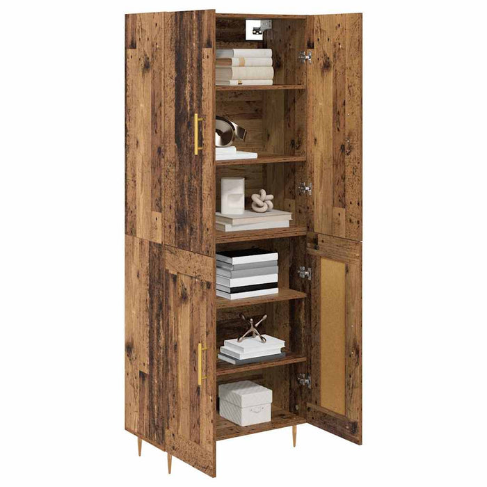Bufet Pe perete Lemn Vechi 69,5 x 34 x 180 cm Lemn compozit - WALTI WALTI