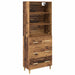 Bufet cu sertar Lemn Vechi 69,5 x 32,5 x 180 cm Lemn compozit - WALTI WALTI