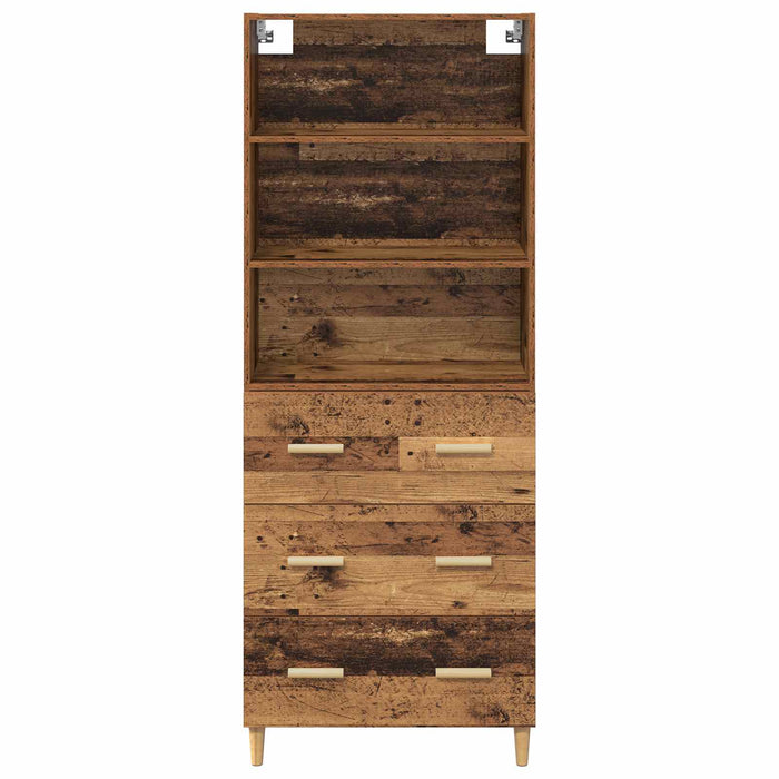 Bufet cu sertar Lemn Vechi 69,5 x 32,5 x 180 cm Lemn compozit - WALTI WALTI
