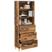 Bufet cu sertar Lemn Vechi 69,5 x 32,5 x 180 cm Lemn compozit - WALTI WALTI