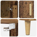Bufet Lemn Vechi 69,5 x 32,5 x 180 cm Lemn compozit - WALTI WALTI