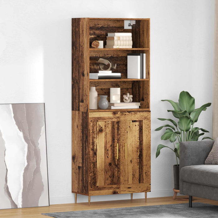 Bufet Lemn vechi 69,5 x 34 x 180 cm Lemn compozit - WALTI WALTI