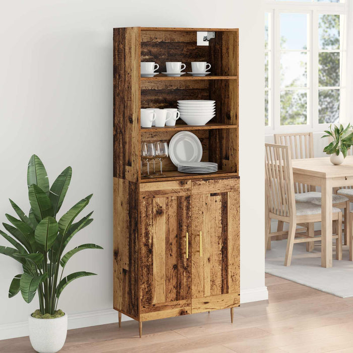 Bufet Lemn vechi 69,5 x 34 x 180 cm Lemn compozit - WALTI WALTI