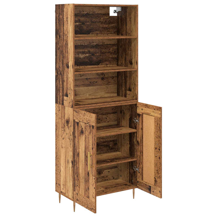 Bufet Lemn vechi 69,5 x 34 x 180 cm Lemn compozit - WALTI WALTI