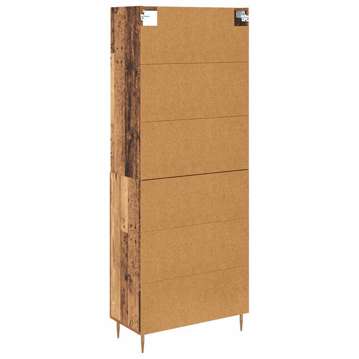 Bufet Lemn vechi 69,5 x 34 x 180 cm Lemn compozit - WALTI WALTI