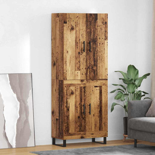 Bufet 2 pcs Lemn Vechi 69,5 x 34 x 180 cm - WALTI WALTI