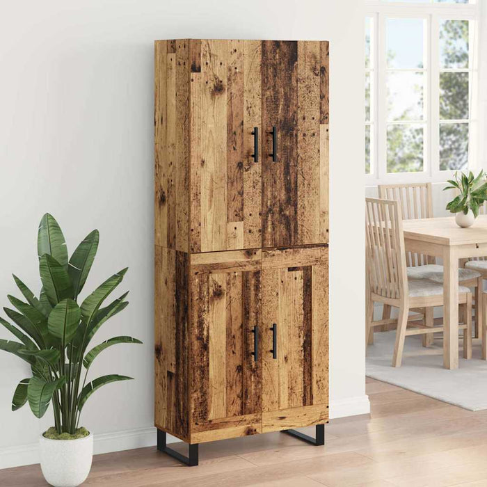Bufet 2 pcs Lemn Vechi 69,5 x 34 x 180 cm - WALTI WALTI