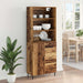 Bufet cu sertar 2 pcs Lemn Vechi Lemn compozit - WALTI WALTI