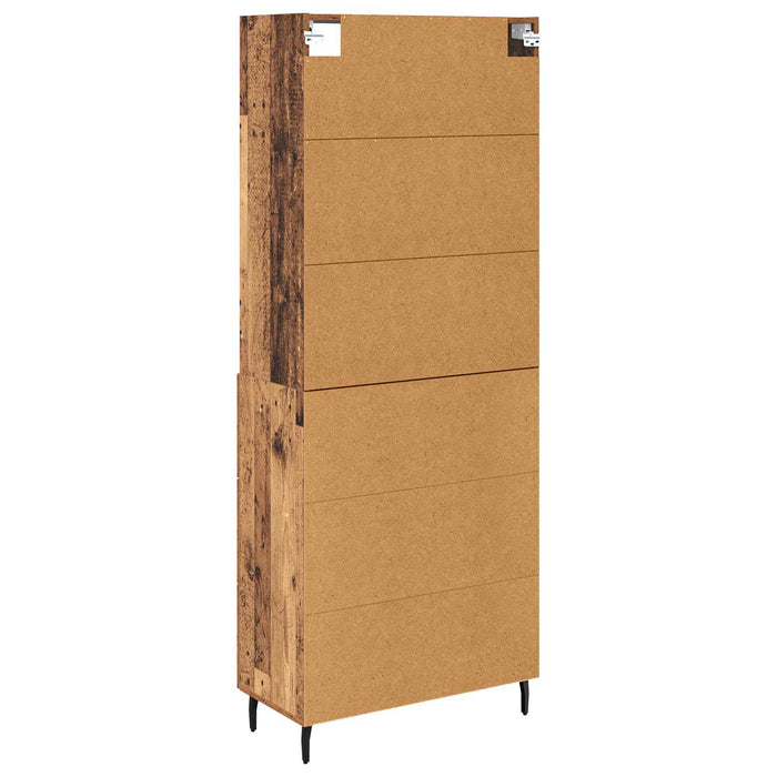 Bufet cu sertar 2 pcs Lemn Vechi Lemn compozit - WALTI WALTI