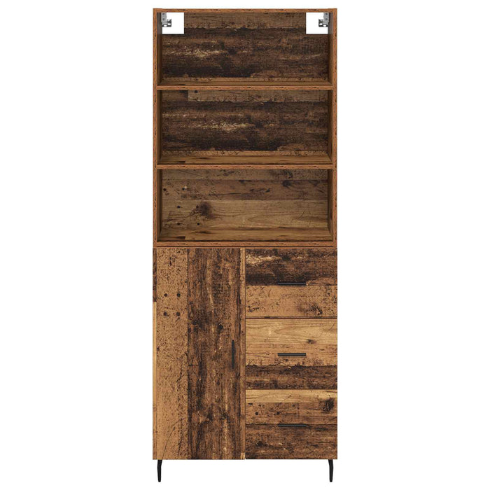 Bufet cu sertar 2 pcs Lemn Vechi Lemn compozit - WALTI WALTI
