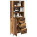 Bufet cu sertar 2 pcs Lemn Vechi Lemn compozit - WALTI WALTI