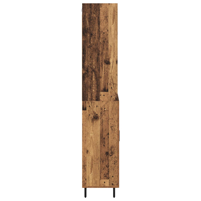 Bufet cu sertar 2 pcs Lemn Vechi Lemn compozit - WALTI WALTI