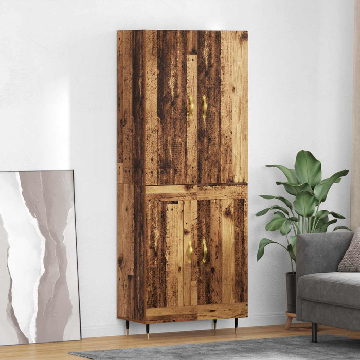 Bufet Pe perete Lemn Vechi 69,5 x 34 x 180 cm Lemn compozit - WALTI WALTI