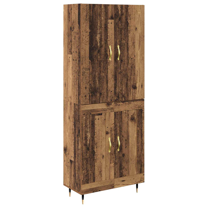 Bufet Pe perete Lemn Vechi 69,5 x 34 x 180 cm Lemn compozit - WALTI WALTI