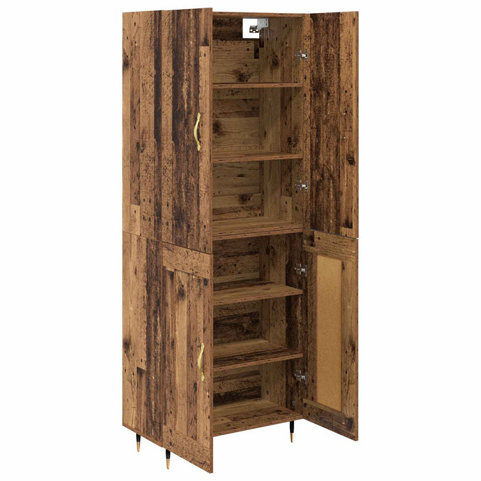 Bufet Pe perete Lemn Vechi 69,5 x 34 x 180 cm Lemn compozit - WALTI WALTI