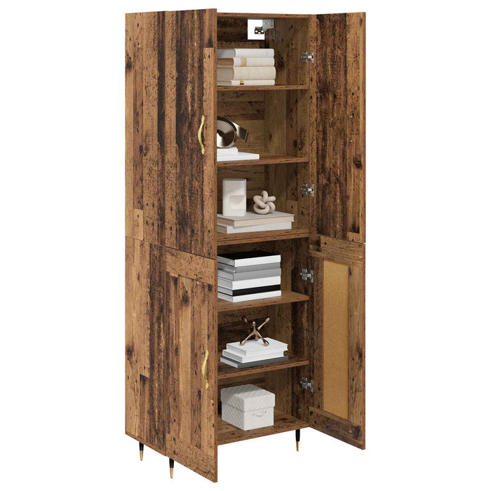 Bufet Pe perete Lemn Vechi 69,5 x 34 x 180 cm Lemn compozit - WALTI WALTI