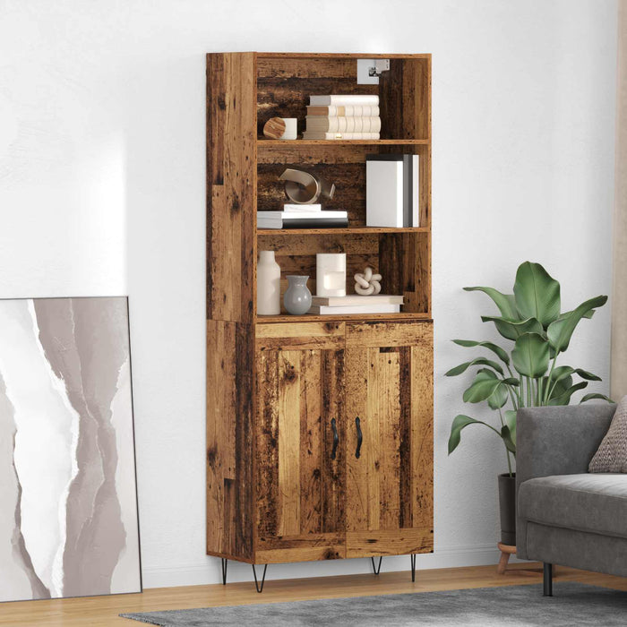 Bufet Lemn vechi 69,5 x 34 x 180 cm Lemn compozit - WALTI WALTI