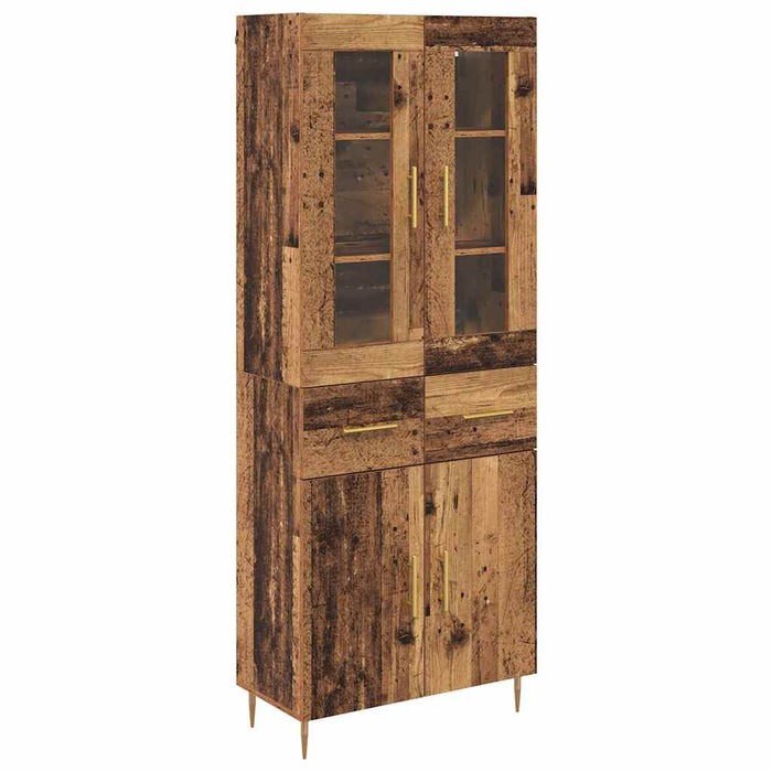 Bufet cu sertar 2 pcs Lemn vechi Lemn compozit - WALTI WALTI