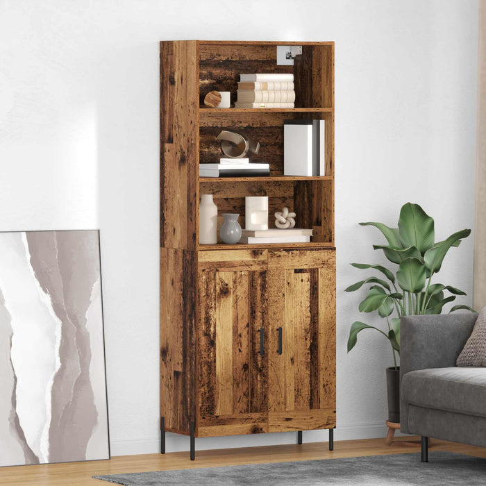 Bufet Lemn Vechi 69,5 x 32,5 x 180 cm Lemn compozit - WALTI WALTI