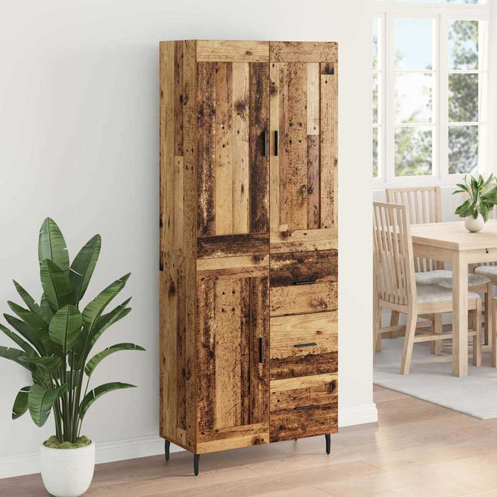 Bufet cu sertar 2 pcs Lemn Vechi Lemn compozit - WALTI WALTI
