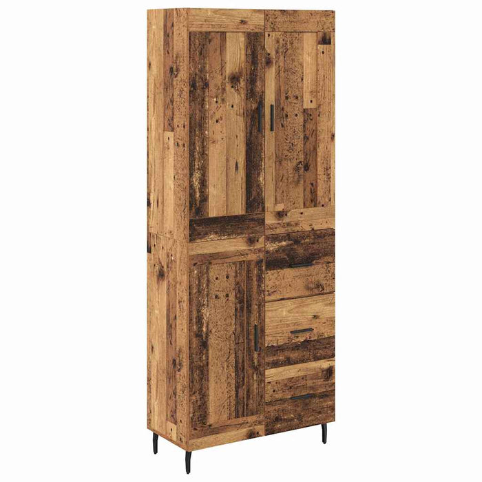 Bufet cu sertar 2 pcs Lemn Vechi Lemn compozit - WALTI WALTI
