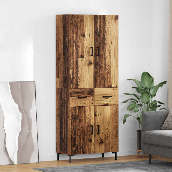 Bufet Pe perete Lemn Vechi 69,5 x 34 x 180 cm Lemn compozit - WALTI WALTI