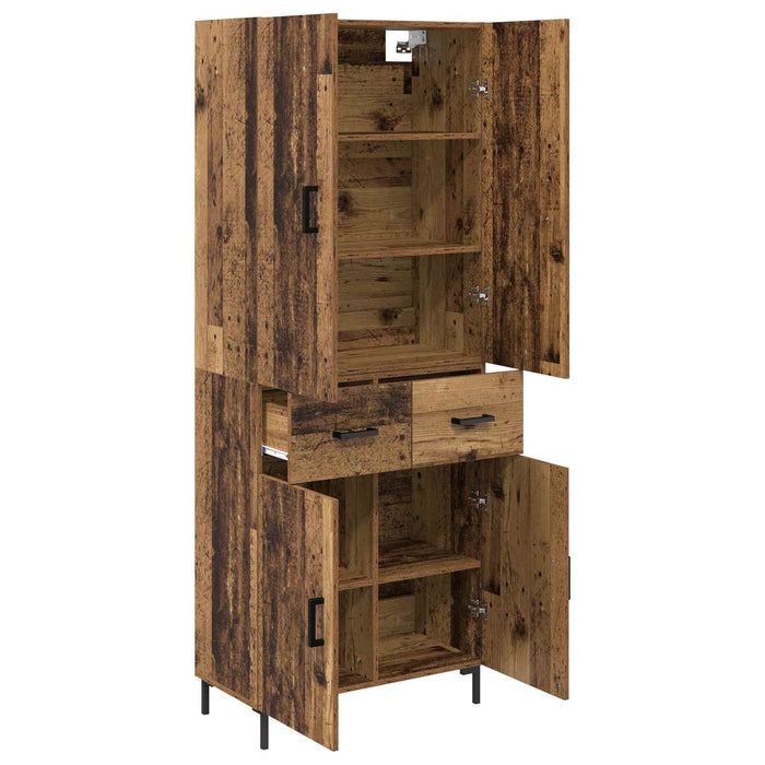 Bufet Pe perete Lemn Vechi 69,5 x 34 x 180 cm Lemn compozit - WALTI WALTI