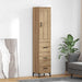 Bufet Stejar Artizanal 34,5 x 34 x 180 cm Lemn compozit - WALTI WALTI