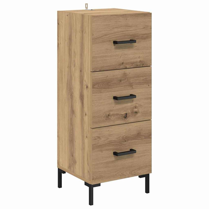 Bufet Stejar Artizanal 34,5 x 34 x 180 cm Lemn compozit - WALTI WALTI