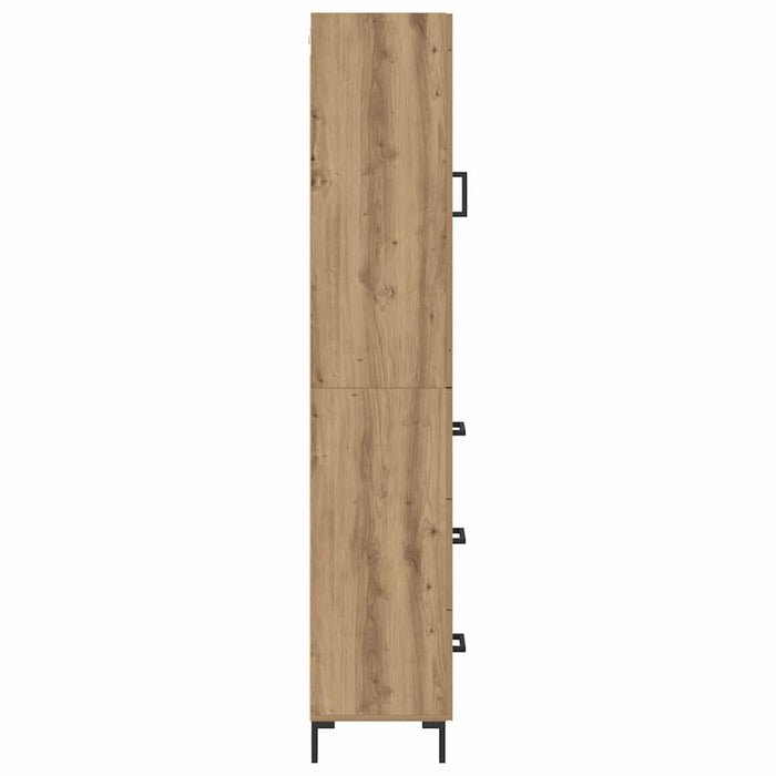 Bufet Stejar Artizanal 34,5 x 34 x 180 cm Lemn compozit - WALTI WALTI