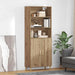 Bufet stejar artizanal 69,5 x 34 x 180 cm Lemn compozit - WALTI WALTI