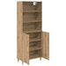 Bufet stejar artizanal 69,5 x 34 x 180 cm Lemn compozit - WALTI WALTI