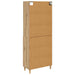Bufet stejar artizanal 69,5 x 34 x 180 cm Lemn compozit - WALTI WALTI
