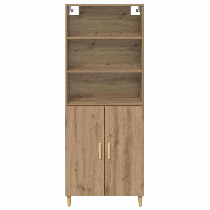 Bufet stejar artizanal 69,5 x 34 x 180 cm Lemn compozit - WALTI WALTI