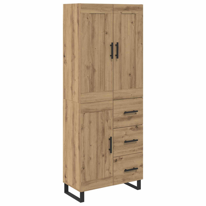 Bufet Stejar Artizanal 69,5 x 34 x 180 cm Lemn compozit - WALTI WALTI