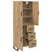 Bufet Stejar Artizanal 69,5 x 34 x 180 cm Lemn compozit - WALTI WALTI