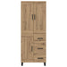 Bufet Stejar Artizanal 69,5 x 34 x 180 cm Lemn compozit - WALTI WALTI