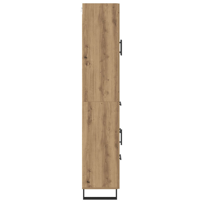 Bufet Stejar Artizanal 69,5 x 34 x 180 cm Lemn compozit - WALTI WALTI
