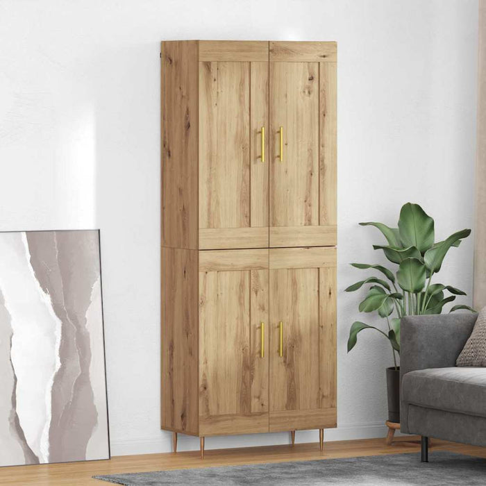 Bufet Stejar Artizanal 69,5 x 34 x 180 cm Lemn compozit - WALTI WALTI