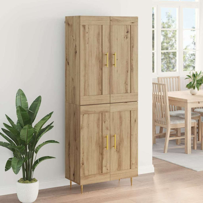 Bufet Stejar Artizanal 69,5 x 34 x 180 cm Lemn compozit - WALTI WALTI