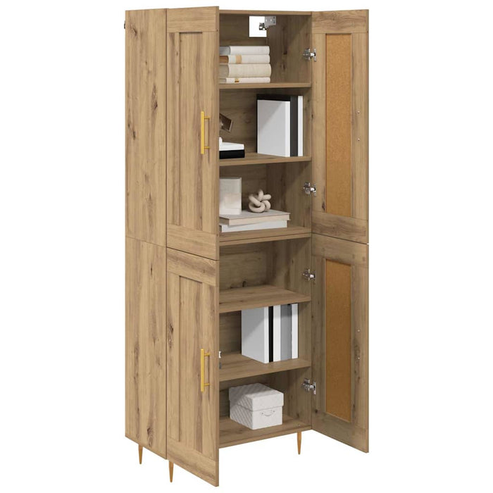 Bufet Stejar Artizanal 69,5 x 34 x 180 cm Lemn compozit - WALTI WALTI