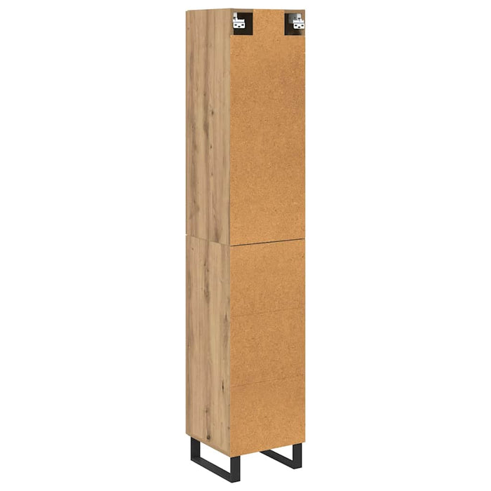 Bufet Stejar Artizanal 34,5 x 34 x 180 cm Lemn compozit WALTI