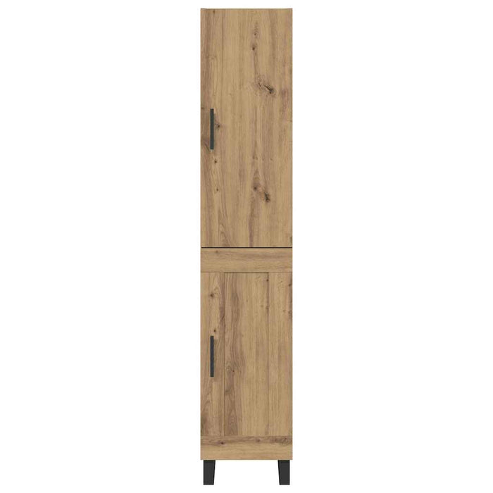 Bufet Stejar Artizanal 34,5 x 34 x 180 cm Lemn compozit WALTI