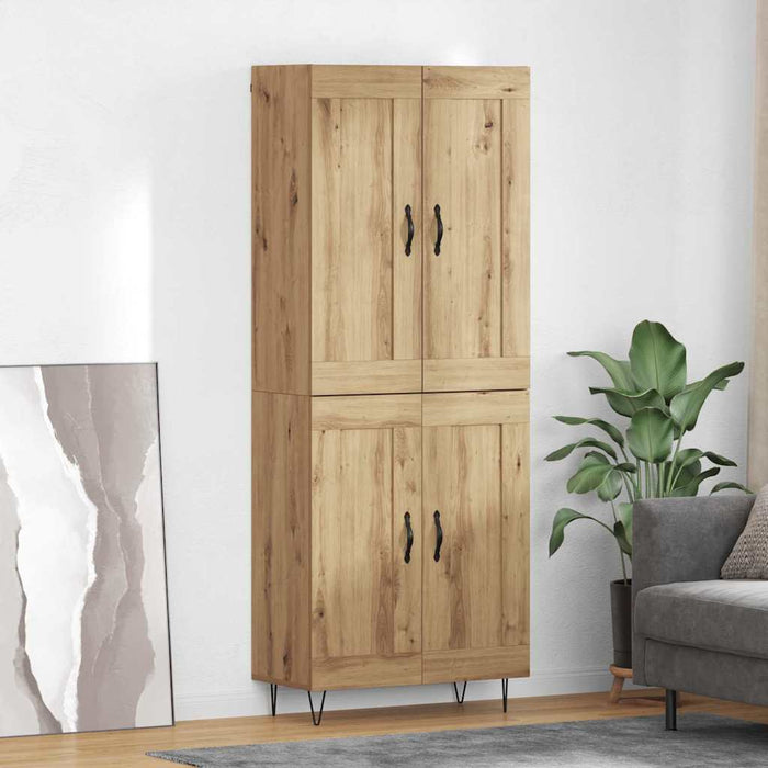 Bufet Stejar Artizanal 69,5 x 34 x 180 cm Lemn compozit - WALTI WALTI