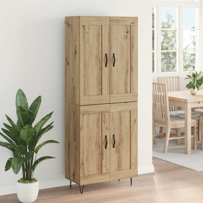 Bufet Stejar Artizanal 69,5 x 34 x 180 cm Lemn compozit - WALTI WALTI