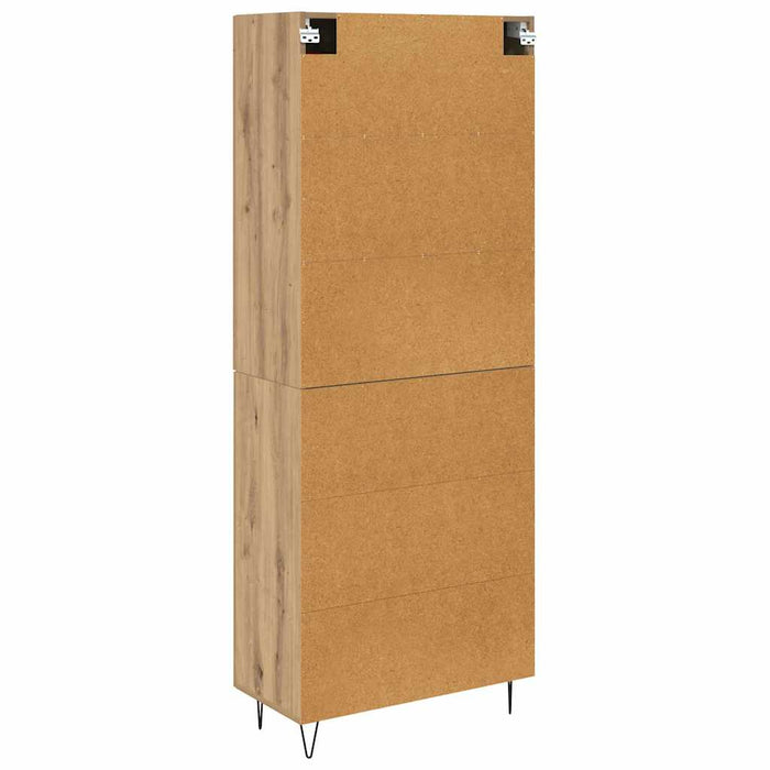 Bufet Stejar Artizanal 69,5 x 34 x 180 cm Lemn compozit - WALTI WALTI