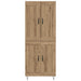 Bufet Stejar Artizanal 69,5 x 34 x 180 cm Lemn compozit - WALTI WALTI